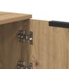 TV Cabinet in Artisan Oak Finish 102 x 35 x 36.5 cm Particleboard