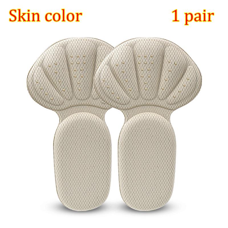 

New T-Shaped Heel Pad Insert Patch Sneakers Heel Protection Stickers Pain Relief Shoe Size Reducer Half Foot Care Cushion Insole