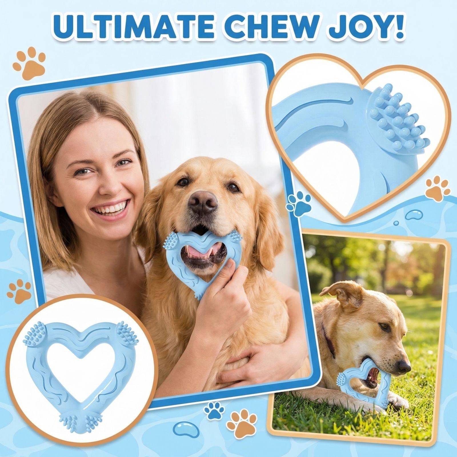 

Устойчивые к укусам и стиранию зубов, защищающие от укусов, снимающие скуку, игрушки для собак и домашних животных one size синий