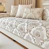 Stile Lusso Leggero Divano di Alta Qualità Cuscino Jacquard di Seta Chenille Cuscino Antiscivolo Copridivano in Pelle Europea Asciugamano