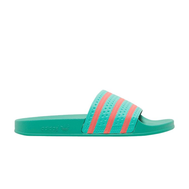 Herren Badeschlappen adidas Adilette Slide 'Hi-Res Green Turbo' 46 blue