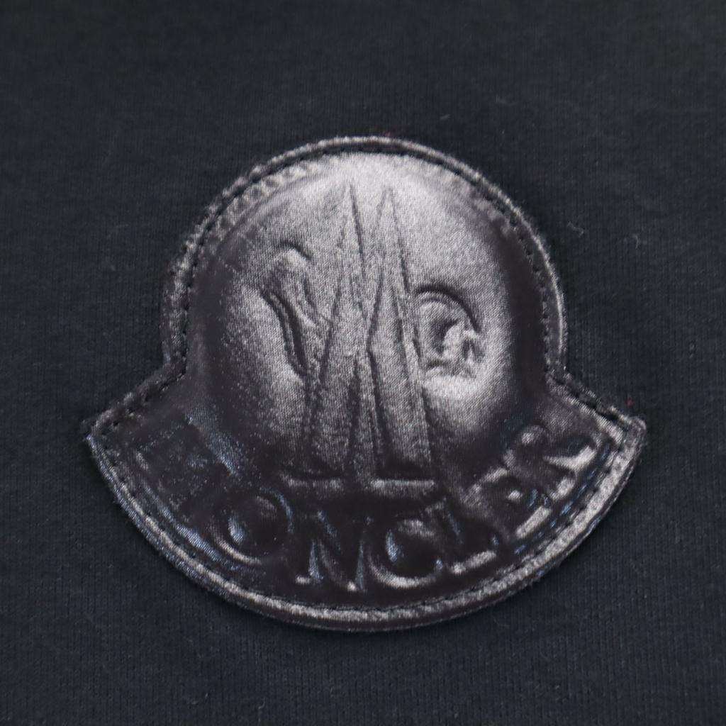 MONCLER Long sleeve Sweatshirts 10A black Brushed back of pullover Kid's Used