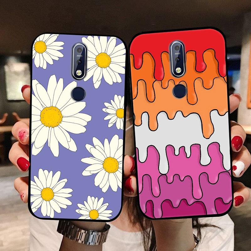 Pentru Nokia 5.1 Plus Carcasă Modă Silicon Moale Carcase Spate pentru Nokia 3.1 7.1 Husa Telefon etui Fundas Coajă Drăguță
