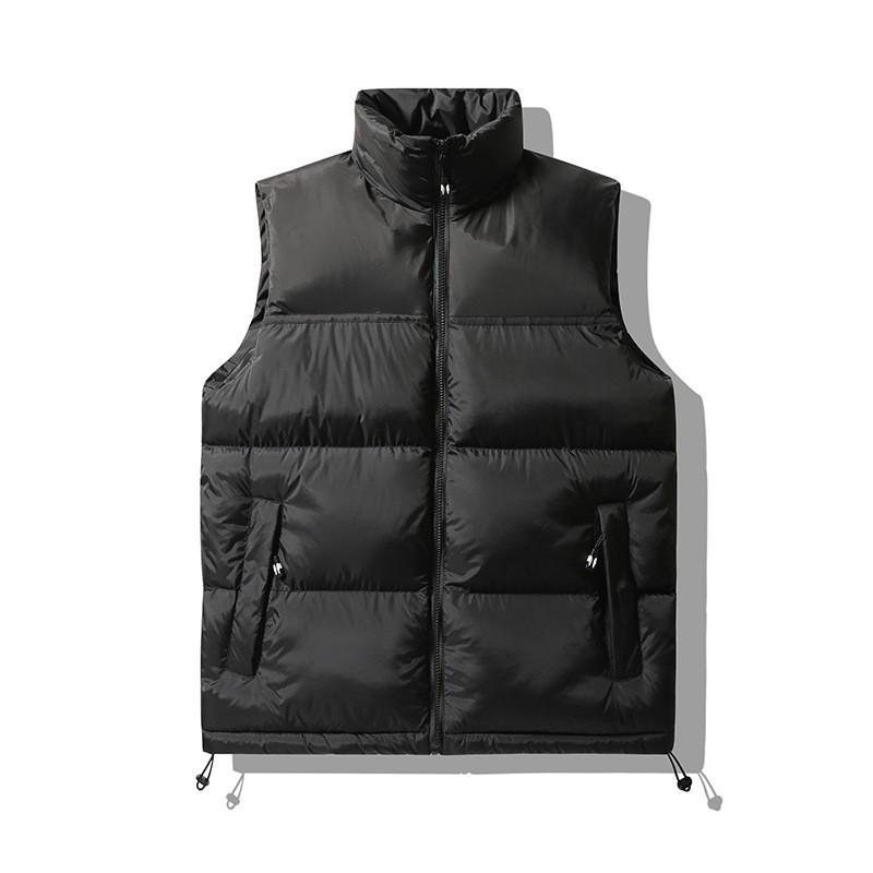 New Plug-in, Wind-proof, Waterproof Down Cotton Vest Waistcoat Couple Fashion Autumn and Winter Plus Size Vest.