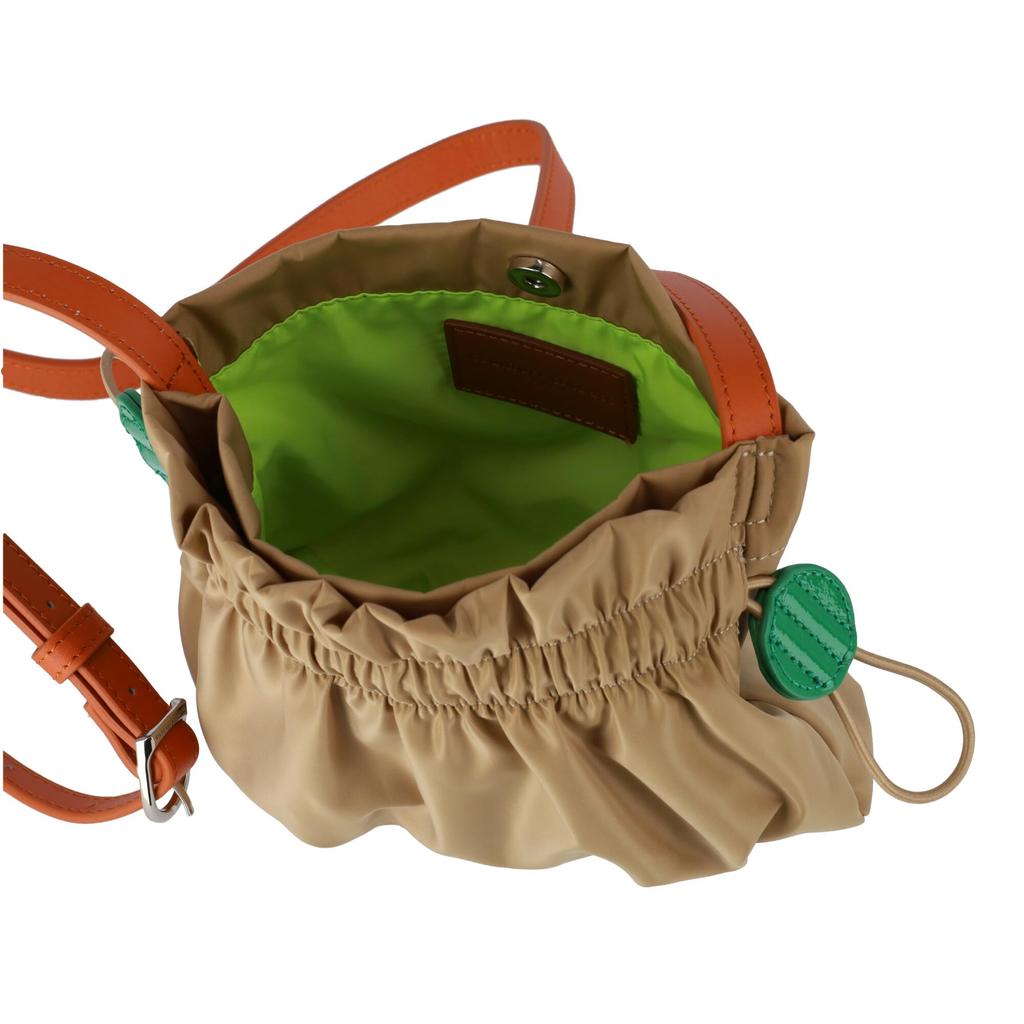 Tsumori Chisato Shoulder Bag with Gathered Pocket Women's