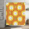 Vibrant Animal Print Shower Curtain For Bathroom Decoration Sunflower Bear Design In Multiple Sizes