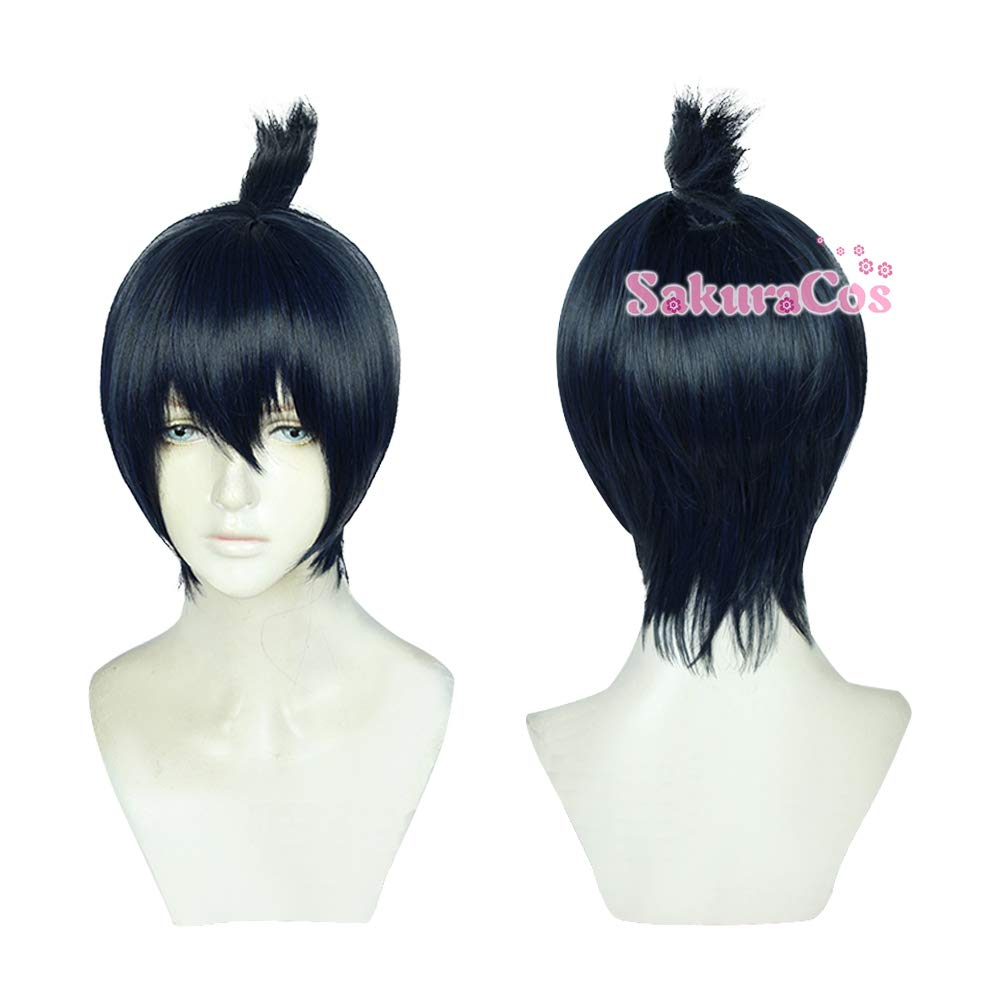 

sakuracos Парик для косплея Человек-бензопила Аки Хаякава