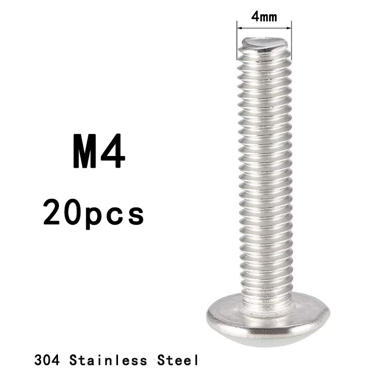 ZONSANTA ISO7380 M2 M2.5 M3 M4 M5 M6 304 A2 Round 304 Stainless Steel Screws Hex Socket Button Head Allen Bolt Mechanical Screw