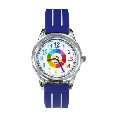 [AiO JAPAN] Educational Watch for Children, Colorful Kids Watch, Time Management Skills Improvement Watch, Educational Watch (Blue)