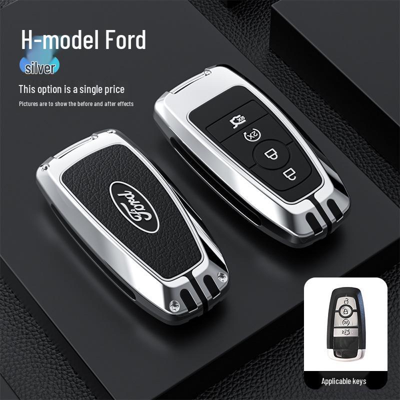 Чехол для ключей Ford для Explorer, Mondeo, Focus, Kuga, Edge и Edge Plus