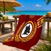 Roma Football Club Emblem Beach Towel Microfiber Beach Towel, Lightweight and Quick-Dry, for Summer Travel, Swimming Pool Fan Birthday Gift