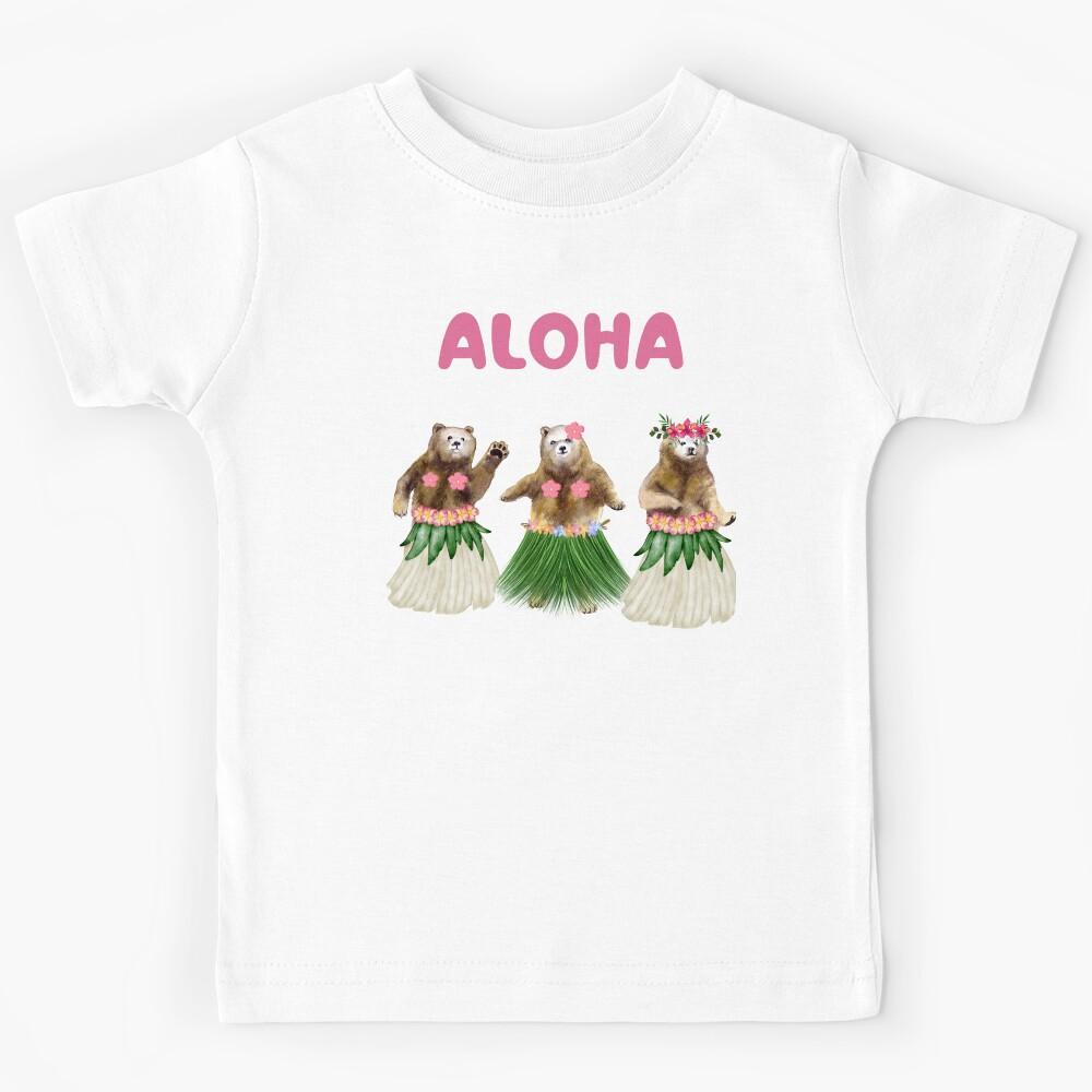 Dancing Bears ALOHA Kids T-Shirt 140