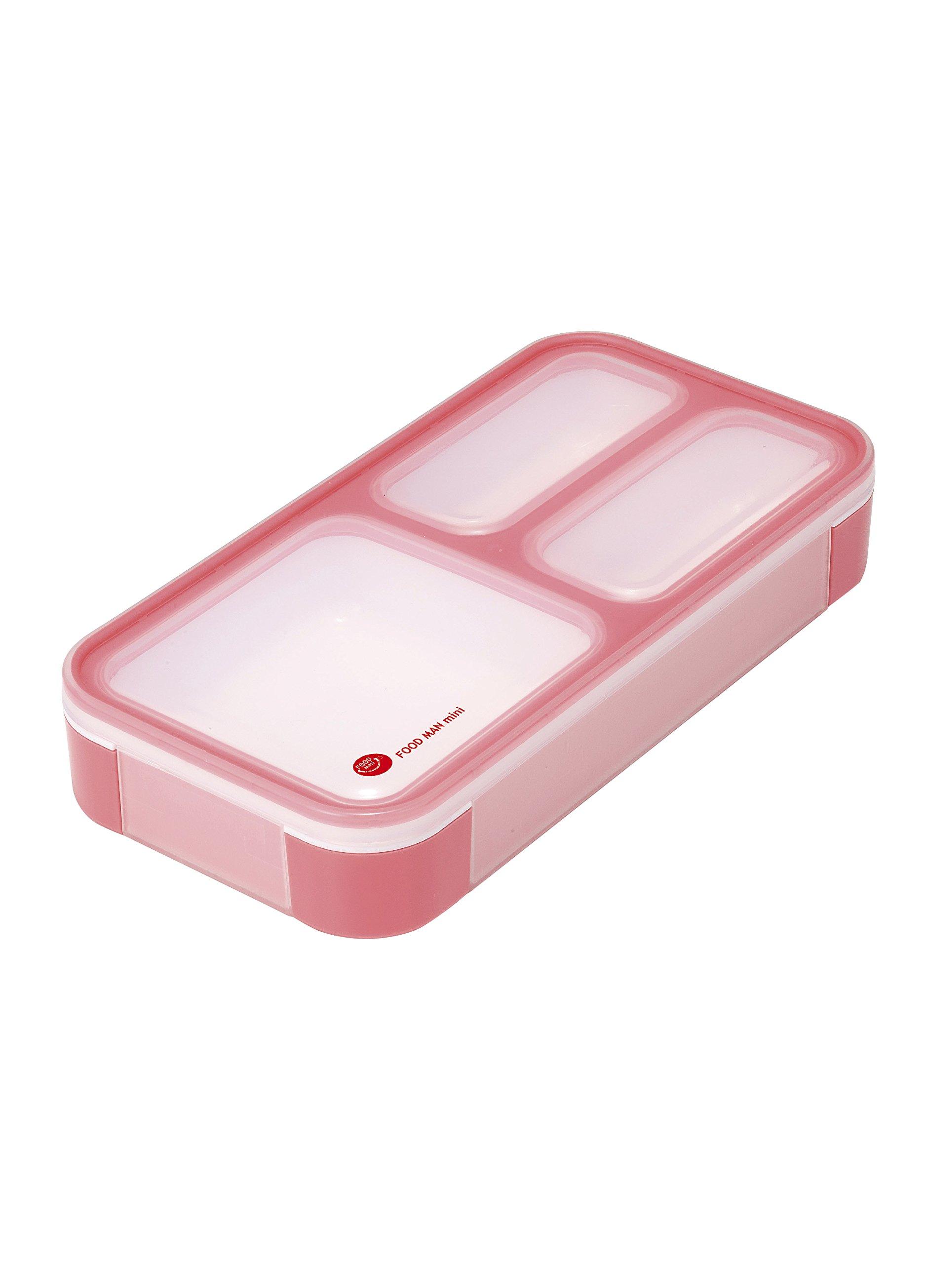 

CB JAPAN Foodman Bento Бенто Вишня Двойная Защита с Коробкой CB JAPAN DSK, Тонкая, Коробка, которая стоит, 400 мл, Розовая, Защита от протекания, Герметичная, Замок на 4 точках,