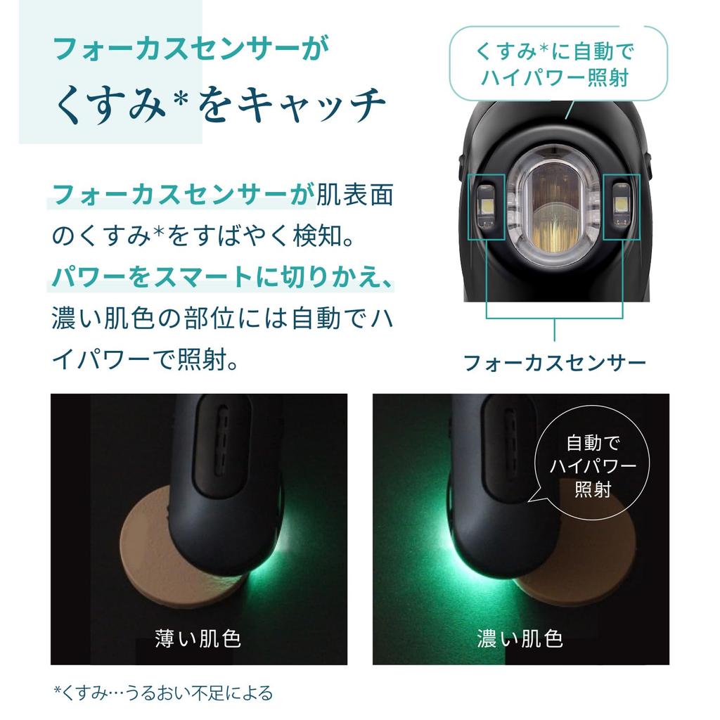 YA-MAN Facial Beauty Device Blue Green Shot IPL LED YJFC0B Black