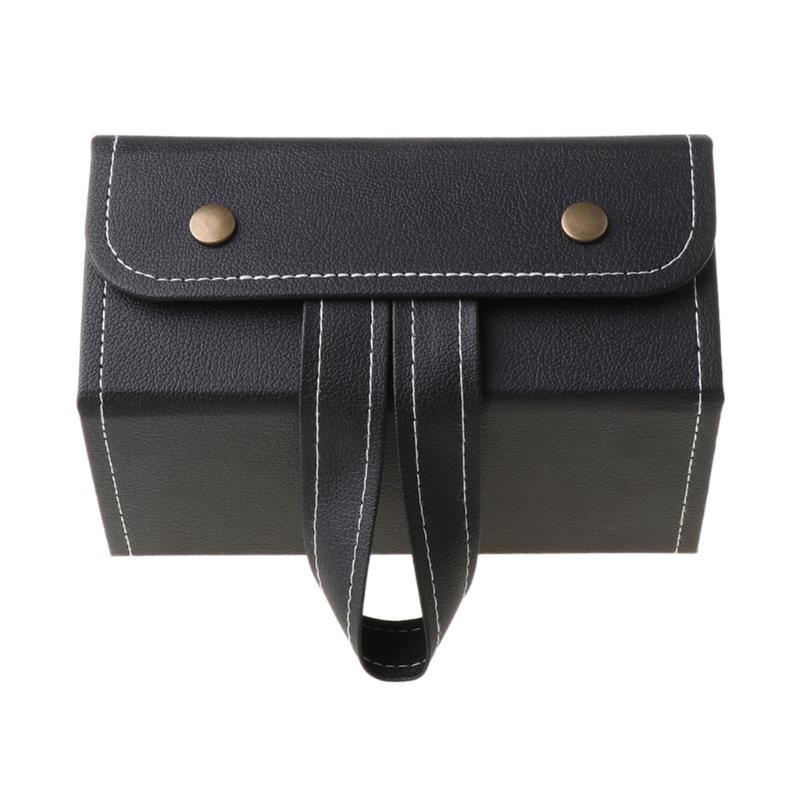 Leather Multi-layer Glasses Box Multi-functional Glasses Storage for Case 5 Slots Travel Glasses Bag Hanging Glasses Fra