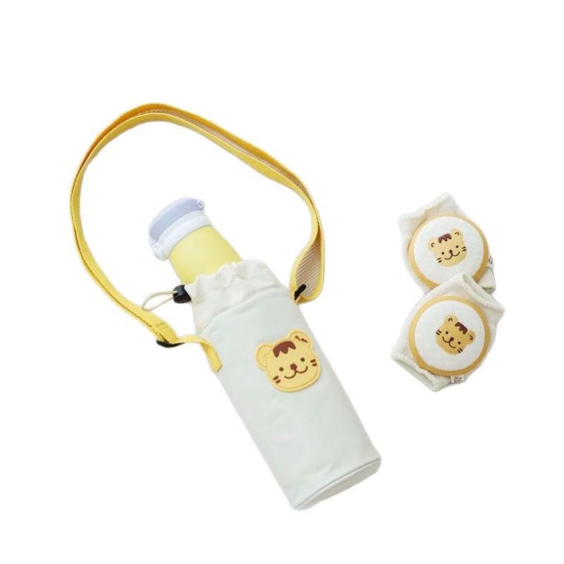 Li Shen Kids Yellow Tiger Mini Drawstring Travel Bag