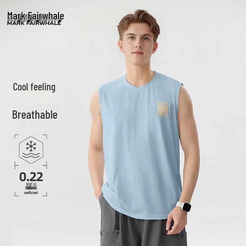 Mark Fairwhale Men's Ice Silk Pique Cooling Tank Top