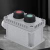 Explosion Proof Start Button Box Dual Control 220V 380V 10A Aluminum Alloy Housing G3/4 Inlet IP65 IICT6 Rating