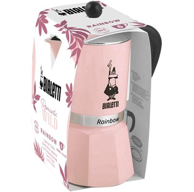 Кофеварка Bialetti Primavera Rainbow на 6 чашек розовый (6546)