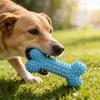 Hundekauknochen-Spielzeug Gummi-Stacheliger Knochen Welpen-Zahneinwachs-Spielzeug Hundezahnreinigungsspielzeug für Kleine Mittlere Große Rassen Aggressive Kauer