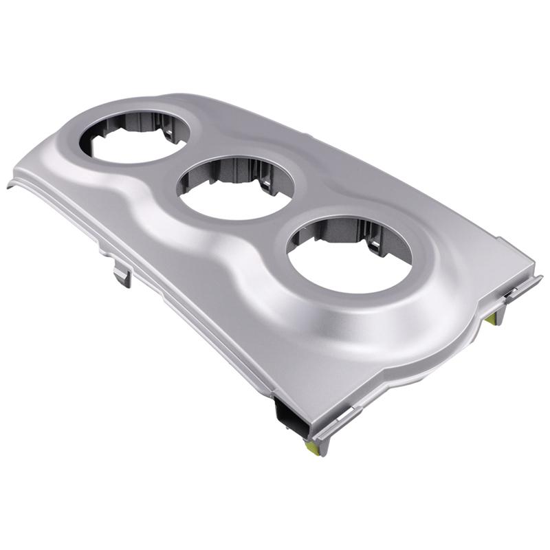 Car Instrument Cluster Lower Trim Panel 55406-0D300-B0 for Toyota Yaris Aralito 07-13 Dash Climate Control Panel Silver