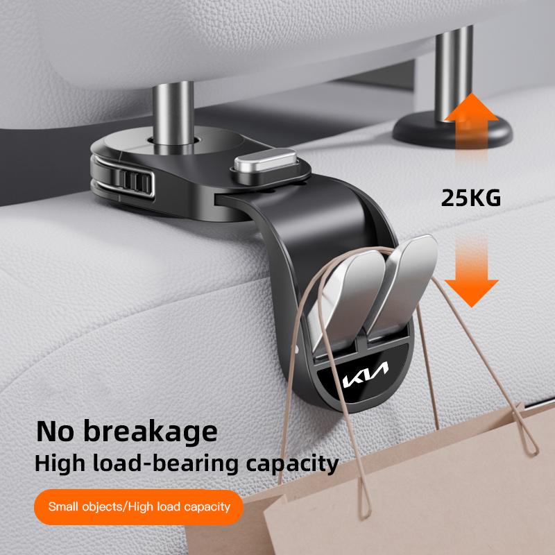 Car Seat Hooks Adjustable Hook Auto Accessorie For Kia Sportage Ceed Picanto Rio ProCeed Morning Stonic Optima K7 K5 K8 K3 XCeed EB6