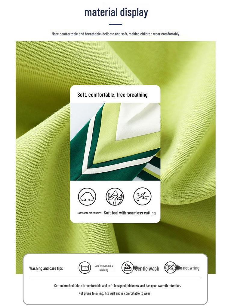 Cool Meila Spring & Autumn Sports Suit: Student & Kindergarten Uniform for Group Performances