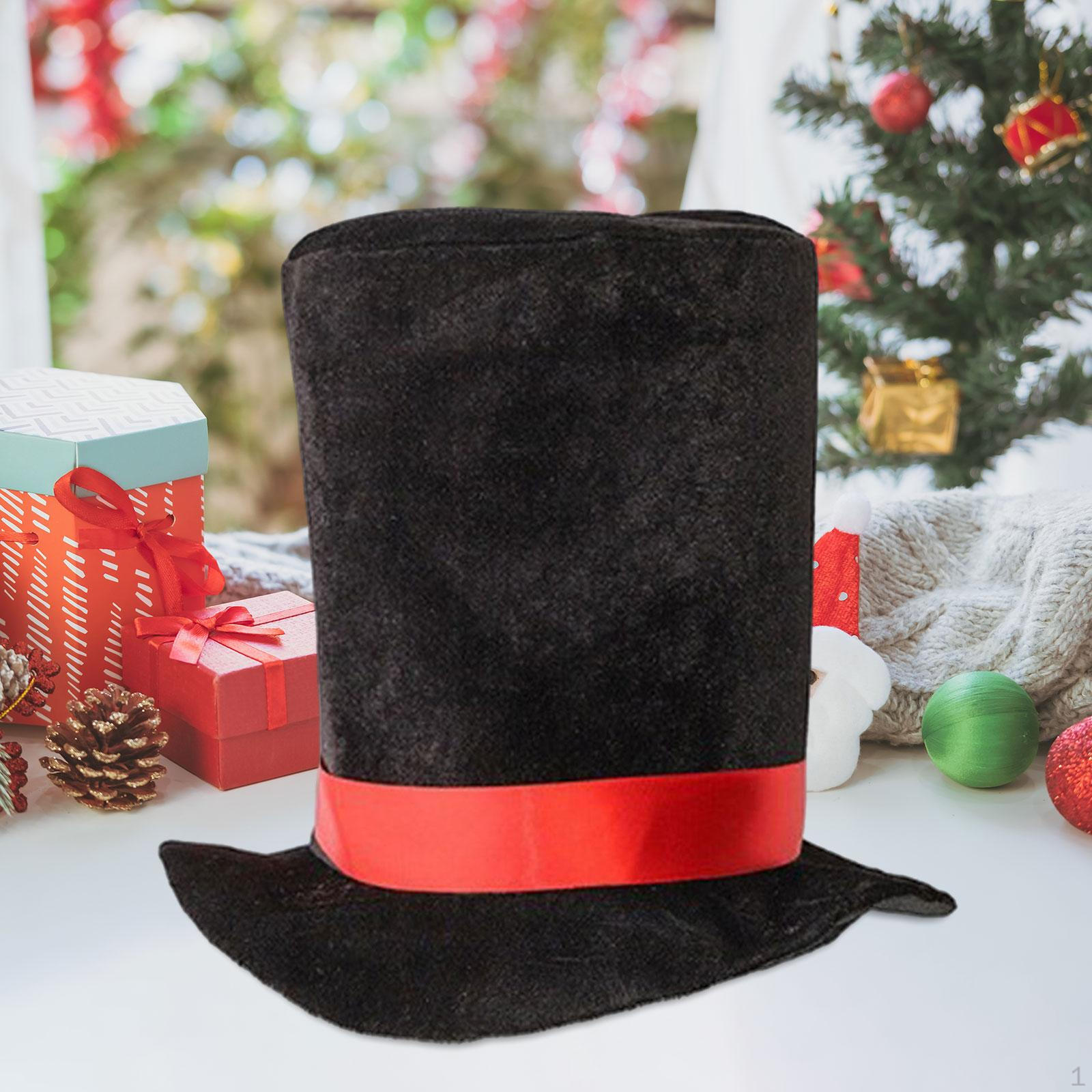 

Christmas Top Hat Comfortable Headgear for Role Playing Year School Plays style 6
