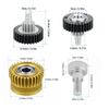 Upgraded Extruder Gear Set Hardened Steel DLC Coating Black Reduction Gold Double Bearing Gears for K1 Maximum 3D Printer