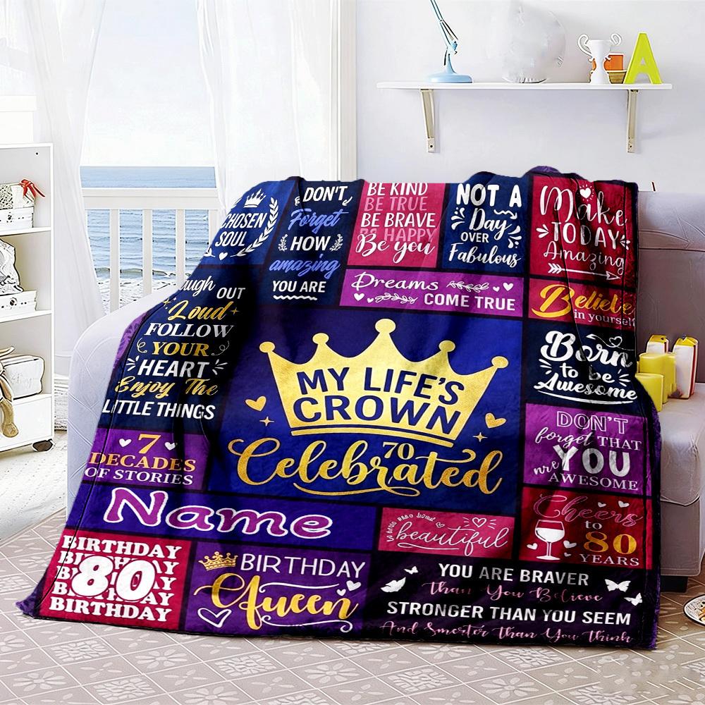 Soccer Player Home Blanket Customize Your Names Comfortable Soft Lightweight Allseason Multipurpose Blanket For Picnic Sofa Office Bed Living Room
