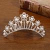 Rhinestone Tiara for Girls - Princess Crown Headpiece, Birthday Gift & Performance Hair Accessory
