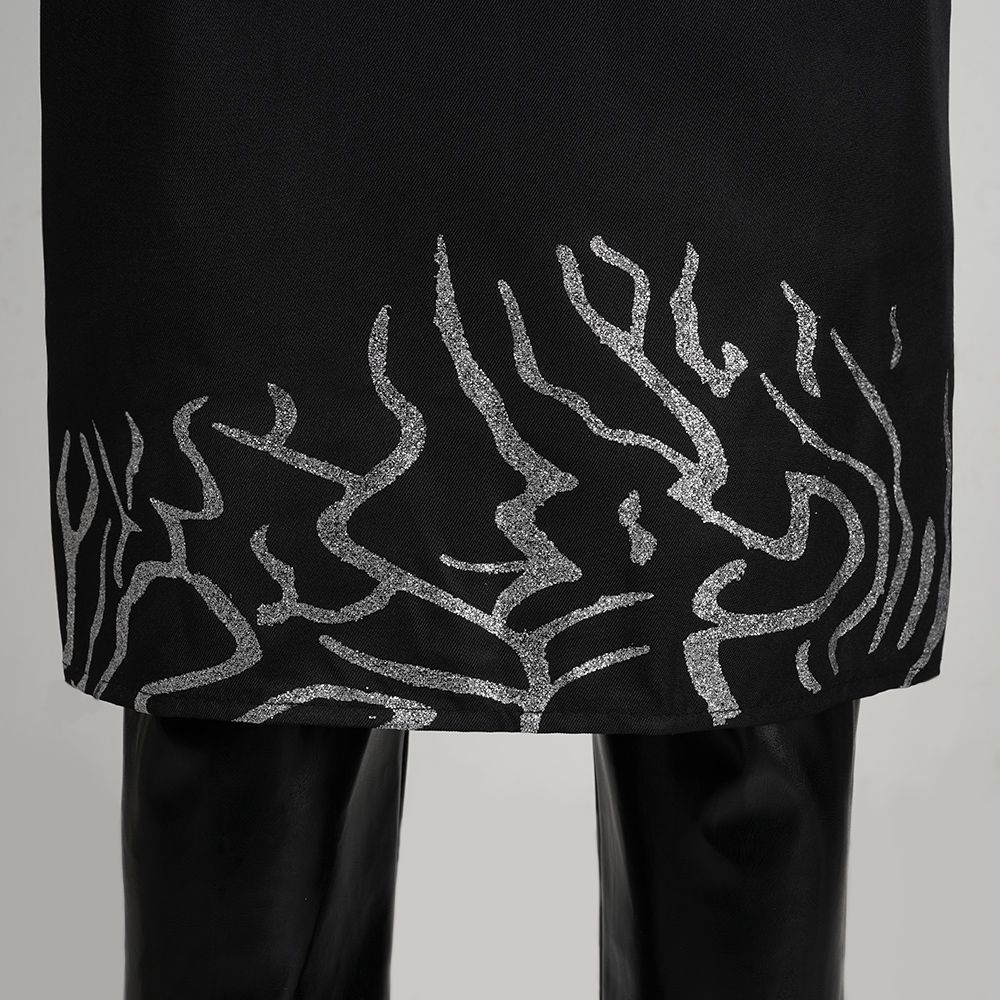 KPOP Jinu Anime Saja Boys Demon Hunter Cosplay Costume for Halloween Fun