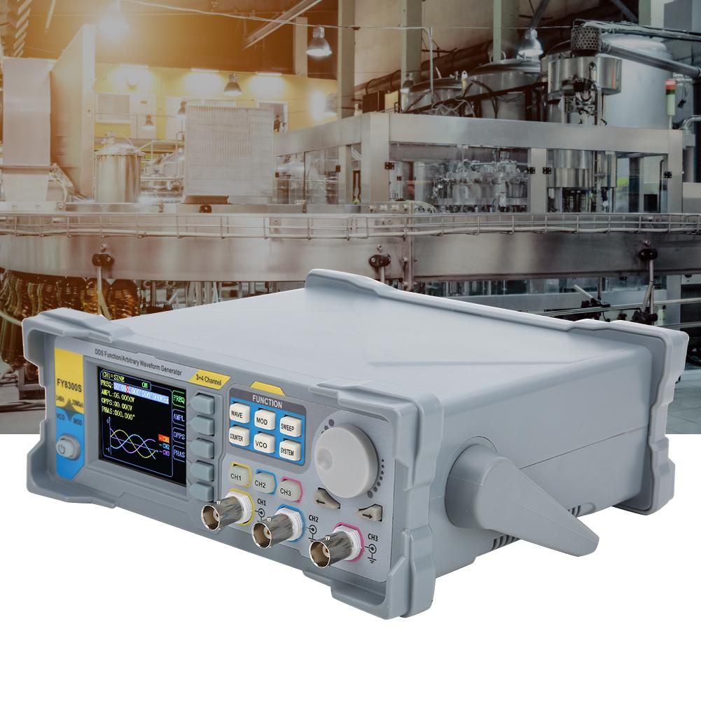 3-Channel Function Signal Generator Arbitrary Waveform Signal Generator 4 TTL Level OutputFY8300S-20M US Plug 100-240V
