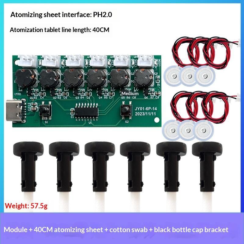 Six Spray Humidifier Usb Mini Humidifier Diy Kits Mist Maker And Driver Circuit Board Fogger Atomization Film Atomizer Sheet