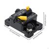 Circuit Protector with Manual Lever Ignition Protected Resettable Breaker Terminal
