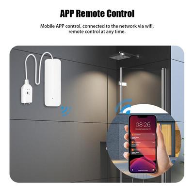 1~10pc Tuya WiFi Water Leak Detector with Buzzer Overflow Level Alarm System Sensor Flood Leakage Security Protection Smart Home