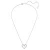 Swarovski Sublima Heart Design Alloy Rhodium Plated Imitation Crystal Necklace Unisex necklace Silver 5661504