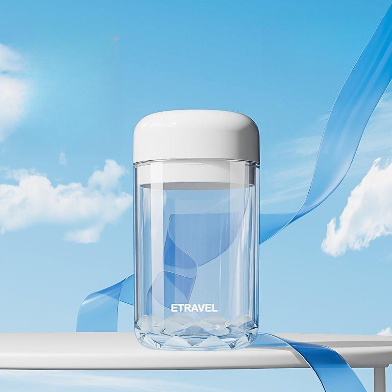 

Travel Toiletries Storage Cup Set Mouthwash Cup Toothpaste Toothbrush Travel Mug Portable белый