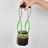 Stainless Steel Canning Jar Lifter with Grip Handle Can Lifter Tongs Jar Clip Heat Resistance Anti-clip Glass Tong for Kitchen