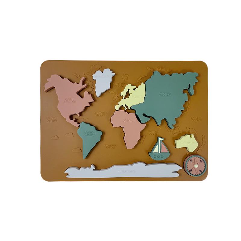 

Креативный детский 3D пазл-прорезыватель: Пищевой платиновый силикон развивающая игрушка