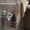 Strong Suction Cup Towel Rack No Drilling Bathroom Shelf Creative Clothes Holder  Hanger Holder