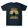 Camping Funny Gift Unisexs Only Cotton Tshirt Llama Prevent Drama Can You Vintage