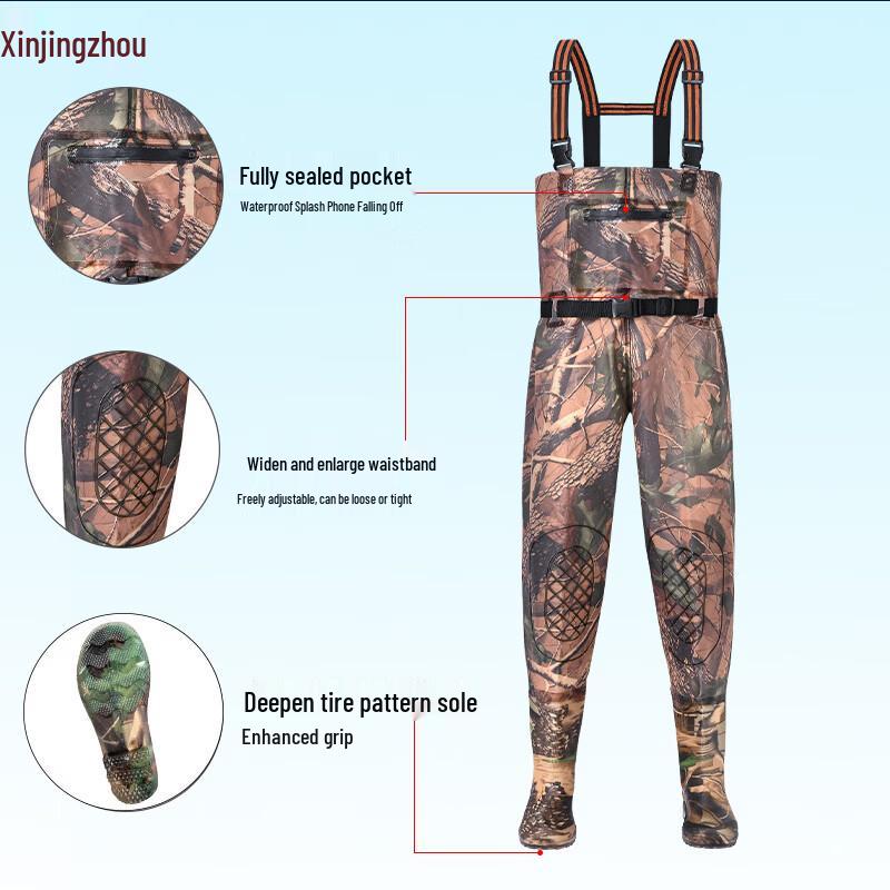 XinJingZhou Waterproof Wading Overalls 38-46