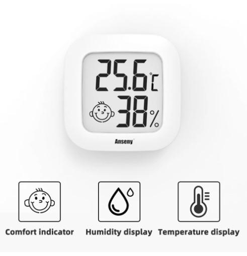 LCD Digital Thermometer Hygrometer Indoor Zimmer Elektronische Temperatur Feuchtigkeit Meter Sensor Gauge Wetterstation Für Zuhause
