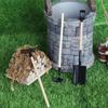 3Pcs/Set Gardening Tools Set 1:12 Dollhouse Miniature Doll House Outdoor Decor
