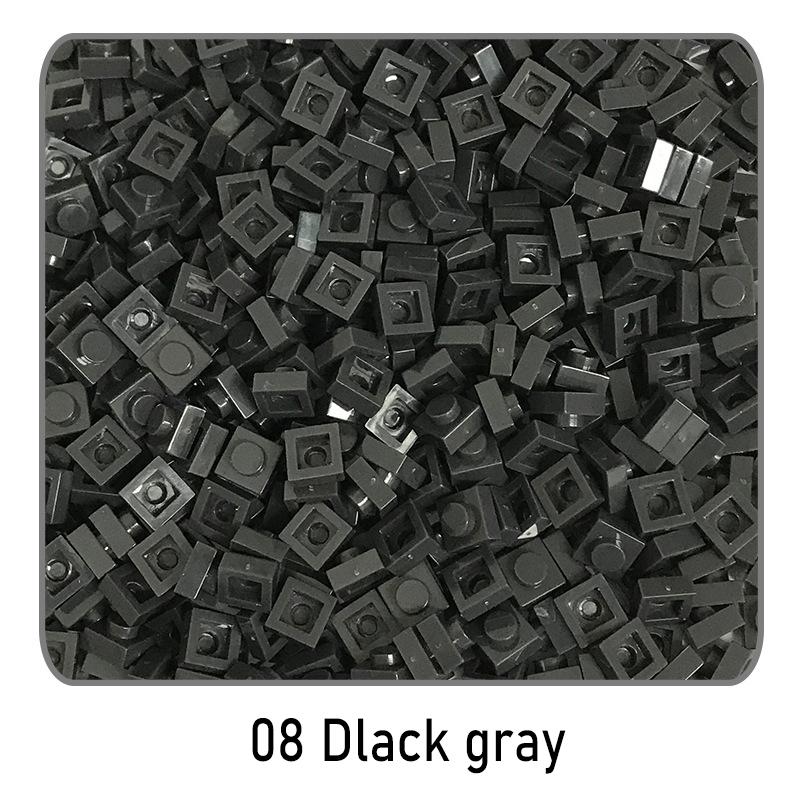 500Pcs Diy Pixel Art Building Blocks Thin Figures Bricks Compatible With 3024 1X1 Square Bricks Bulk Assemble Toys Gift For Chil