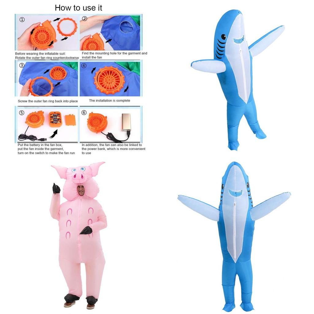 Einzigartiges wasserdichtes aufblasbares Tierkostüm für Karnevalsspaß