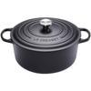 Cocotte - Le Creuset - Enameled Cast Iron - 30cm - Matte Black - Airtight Lid
