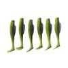 Stabiler Lauf Weichplastik Angelköder 6 Stück Schaufelschwanz Swimbait 6 7cm Länge