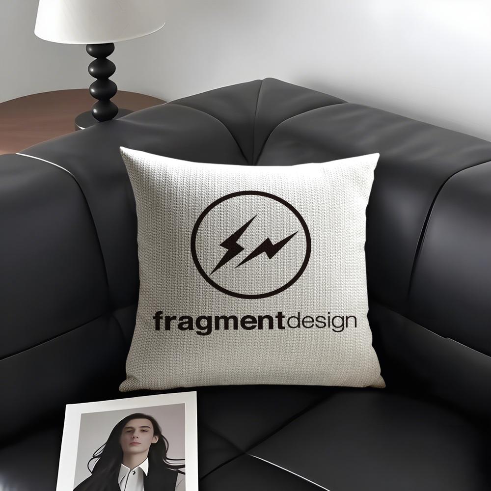 Lightning FFragment DesignS Cushion Cover Natural Linen Organic Fabric DoubleSided Printing Sofa Home Decor Gift Pillow Case